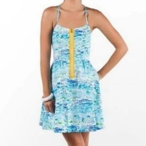 NWOT Lilly Pulitzer Alexi Dress High Tide Toile in Resort White Size 0